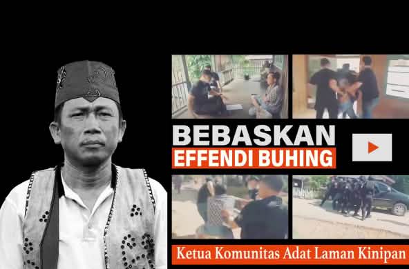 Bebaskan Effendi Buhing! Montase foto