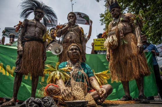 empat masyarakat adat Papua di Jakarta