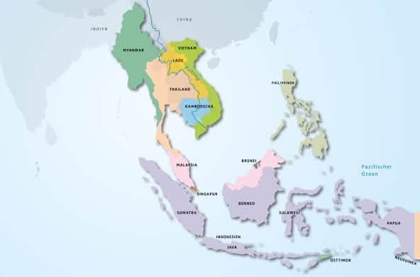 peta Asia Tenggara