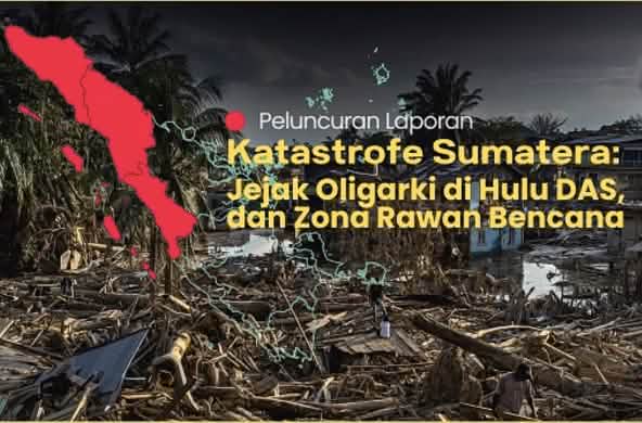 Judul Webinar dan studi tentang oligarchi di kawasan rawan bencana di Sumatra