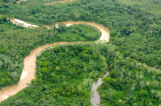 Foto aerial Amazonas Peru