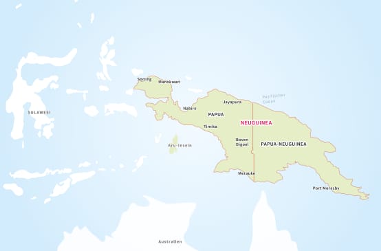Peta pulau Papua