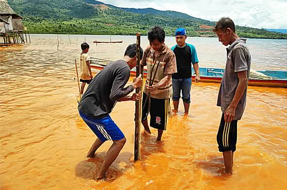 Laut Morowali tercemar oleh smelter Nikel