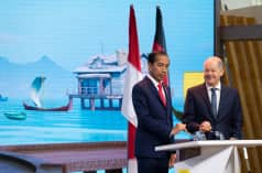 Jokowi dan kanselir Olaf Scholz
