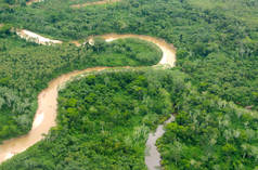 Foto aerial Amazonas Peru
