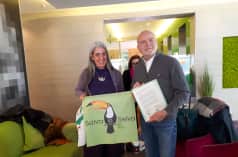Guadalupe bersama Pelapor Khusus PBB Michel Forst