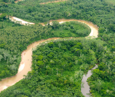 Foto aerial Amazonas Peru