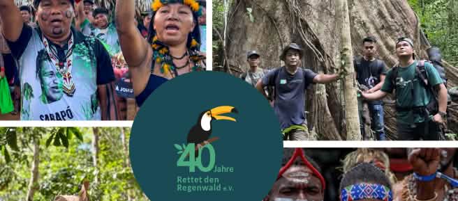 Beberapa mitra Selamatkan Hutan Hujan dan logo
