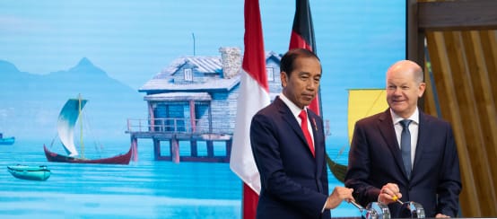 Jokowi dan kanselir Olaf Scholz