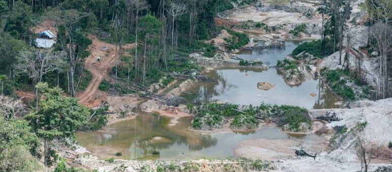 Pertambangan emas ilegal di Brasil