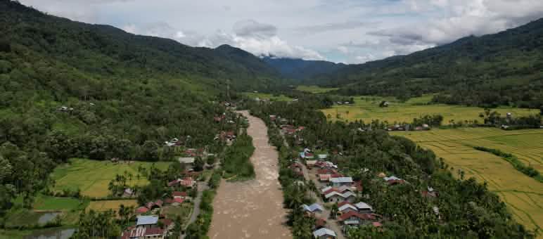 Sebuah sungai melintasi wilayah Beutong