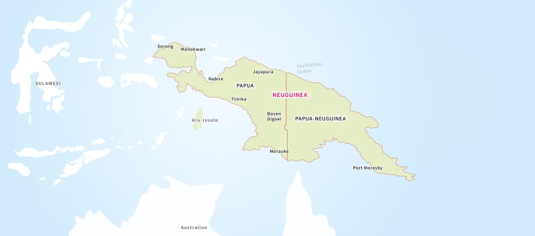 Peta pulau Papua