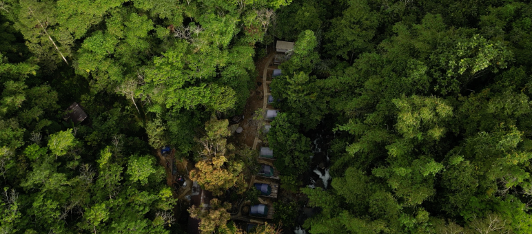 Desa Malaris tersembunyi di hutan pergunungan Meratus