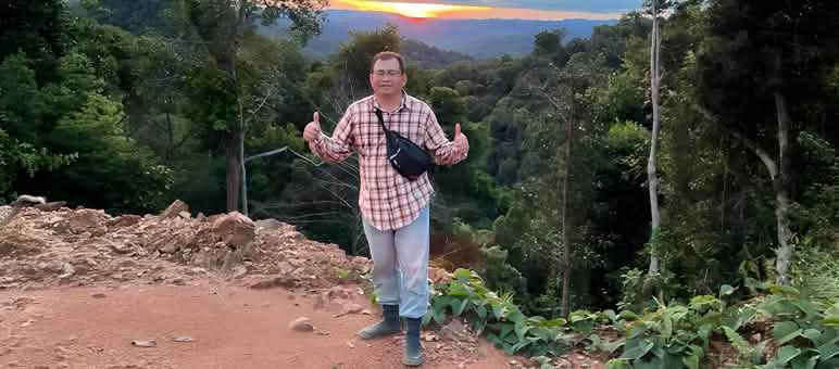 Mitra kami Matek Geram turut andil melestarikan hutan Pelindung lingkungan Matek Geram, Sarawak
