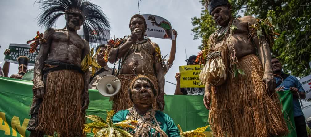 empat masyarakat adat Papua di Jakarta