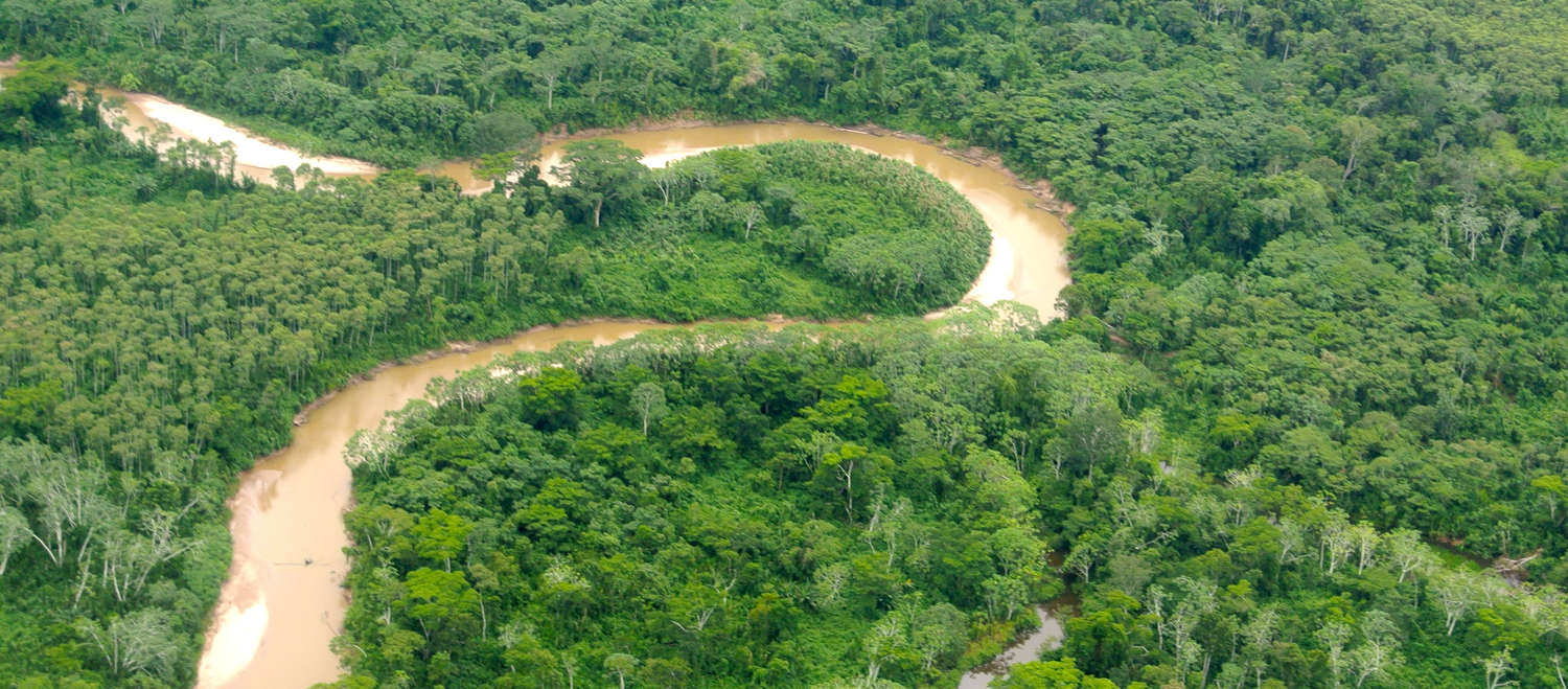 Foto aerial Amazonas Peru