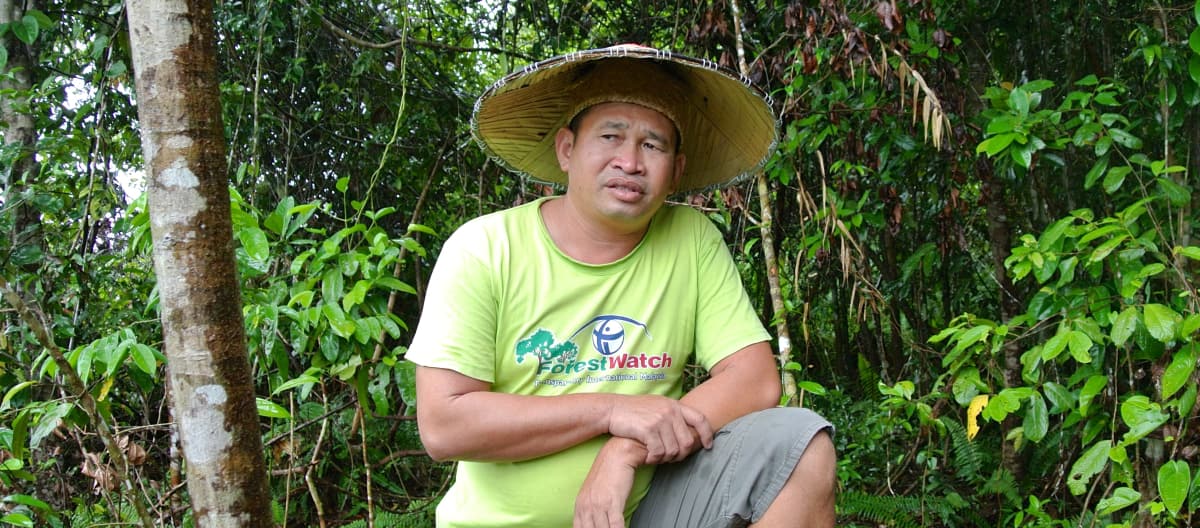 Aktivis lingkungan Matek Geram di Sarawak, Malaysia