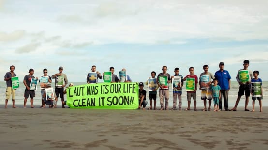 Aksi masyarakat pulau Nias