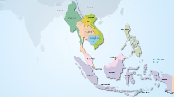 peta Asia Tenggara