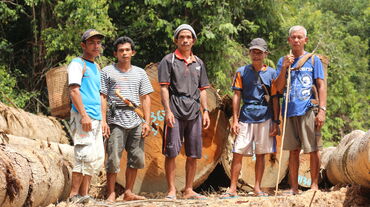 Masyarakat adat Dayak Tomun dari Laman Kinipan