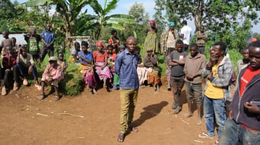 Masyarakat adat Batwa di dekat taman nasional Kahuzi