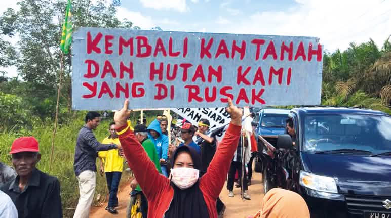 Masyarakat Sembuluh mununtut hak ulayat masyarakat Sembuluh menuntut hak ulayatnya