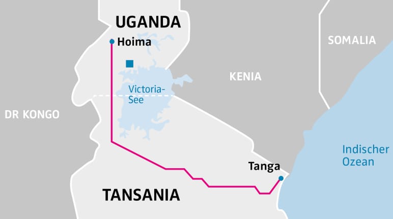 Peta Uganda Tanzania