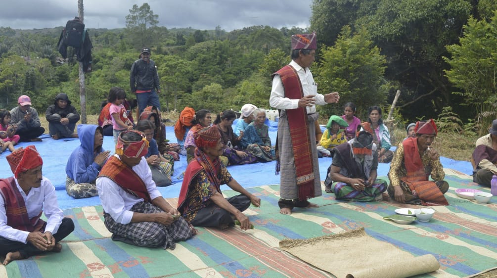 Upacara panen masyarakat adat desa Sihaporas