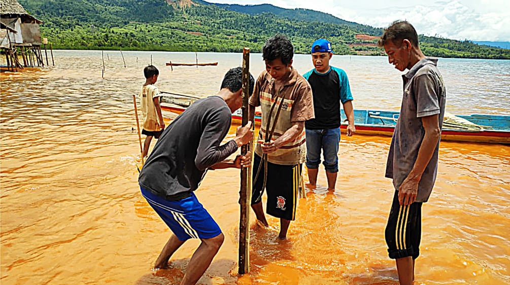 Laut Morowali tercemar oleh smelter Nikel