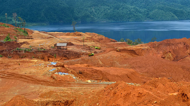 Tambangan nikel BDM merusak sungai, laut dan hutan Tambangan nikel BDM di Morowali