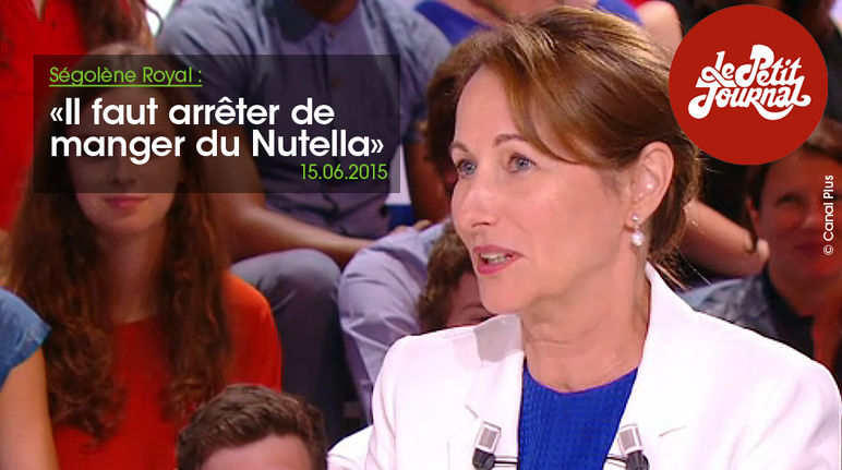 Ibu Mentri LH Prancis Ségolène di Canal Plus menuntut meninggalkan Nutella